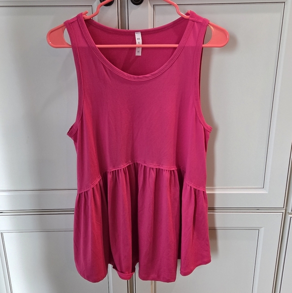 mts Tops - NWOT MTS Babydoll Tank Top Pink Size M